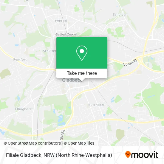 Filiale Gladbeck map
