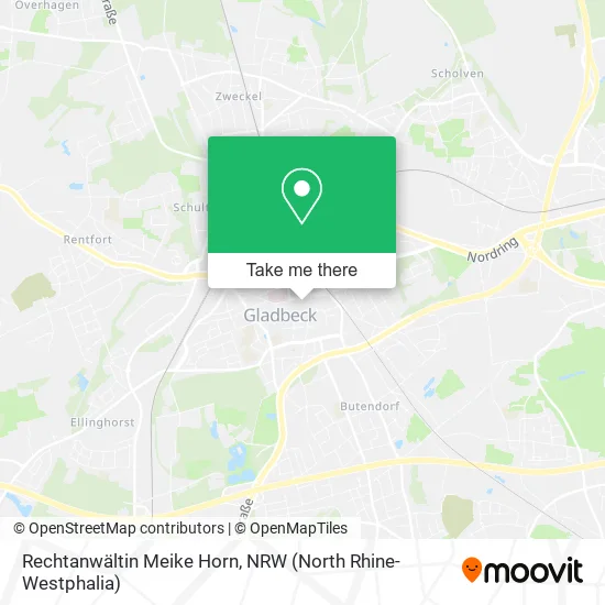 Карта Rechtanwältin Meike Horn