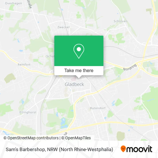 Карта Sam's Barbershop