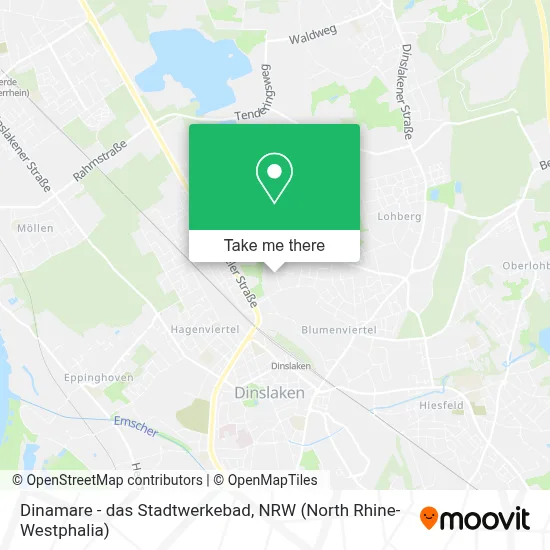 Dinamare - das Stadtwerkebad map