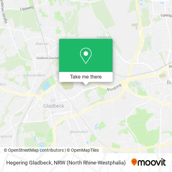 Карта Hegering Gladbeck