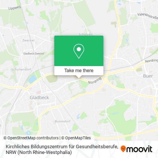 Kirchliches Bildungszentrum für Gesundheitsberufe map