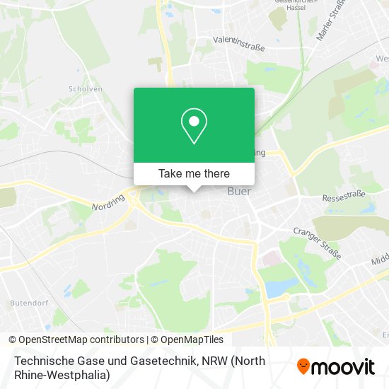 Карта Technische Gase und Gasetechnik