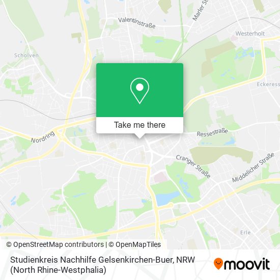Карта Studienkreis Nachhilfe Gelsenkirchen-Buer