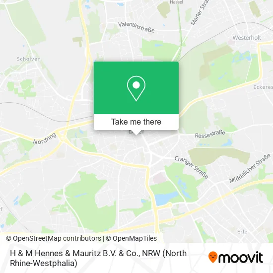 H & M Hennes & Mauritz B.V. & Co. map