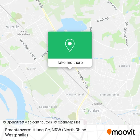 Карта Frachtenvermittlung Cc