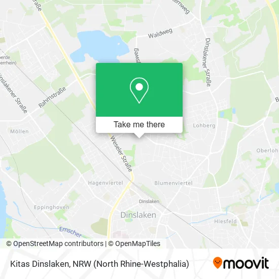 Карта Kitas Dinslaken