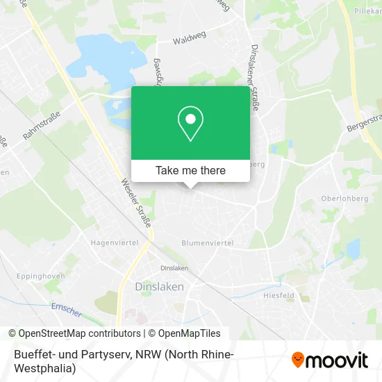 Карта Bueffet- und Partyserv