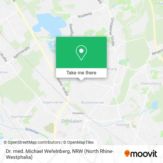 Карта Dr. med. Michael Wefelnberg