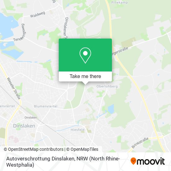 Autoverschrottung Dinslaken map