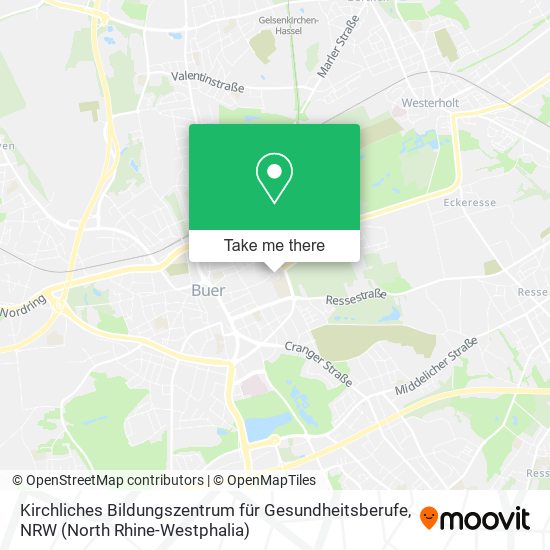 Kirchliches Bildungszentrum für Gesundheitsberufe map