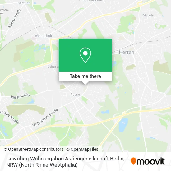 Gewobag Wohnungsbau Aktiengesellschaft Berlin map