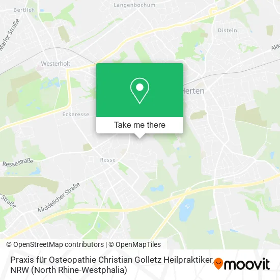 Карта Praxis für Osteopathie Christian Golletz Heilpraktiker