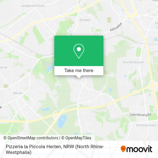 Pizzeria la Piccola Herten map