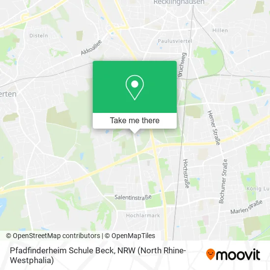 Карта Pfadfinderheim Schule Beck