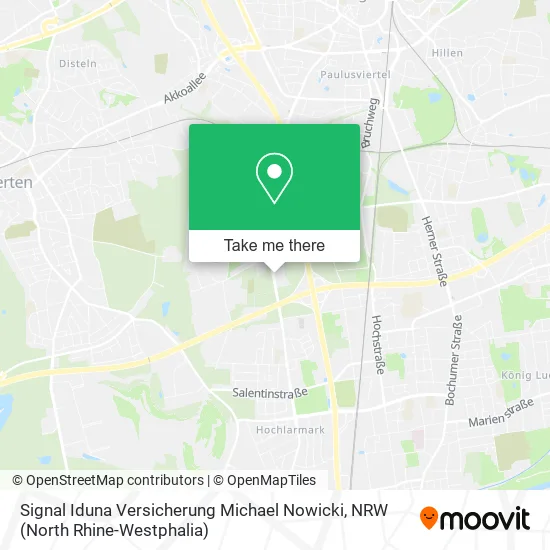 Карта Signal Iduna Versicherung Michael Nowicki