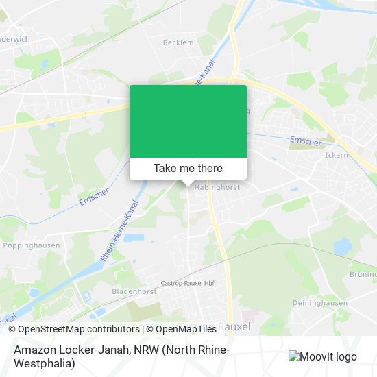 Amazon Locker-Janah map