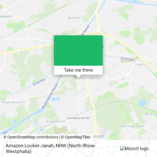 Карта Amazon Locker-Janah