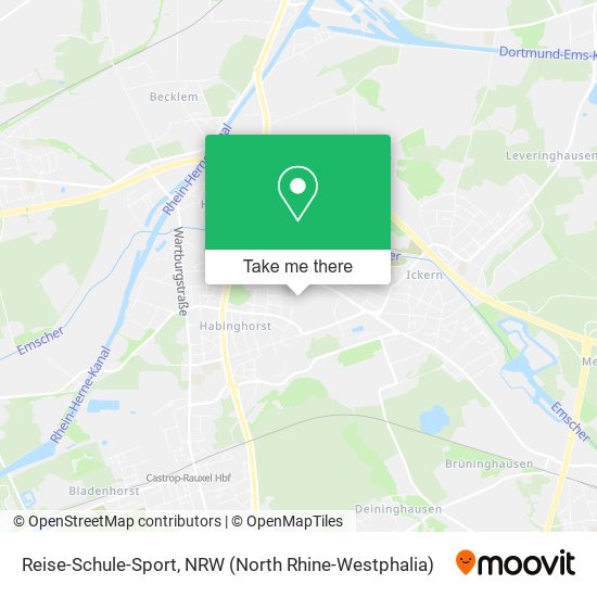 Reise-Schule-Sport map