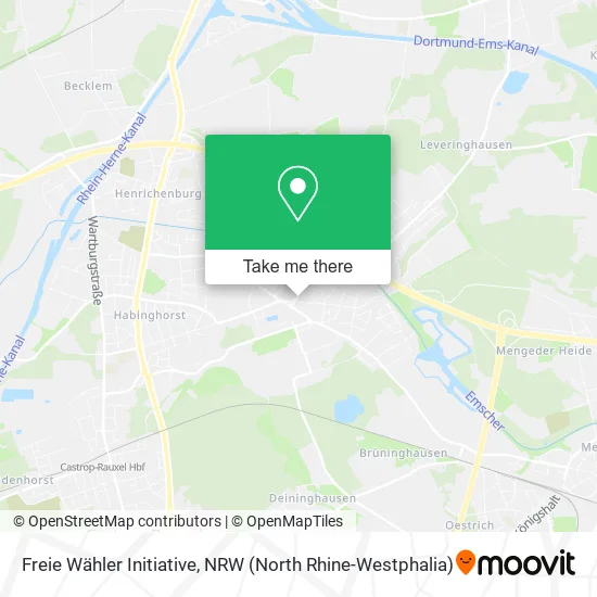 Карта Freie Wähler Initiative
