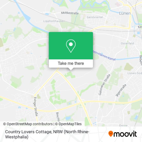 Country Lovers Cottage map