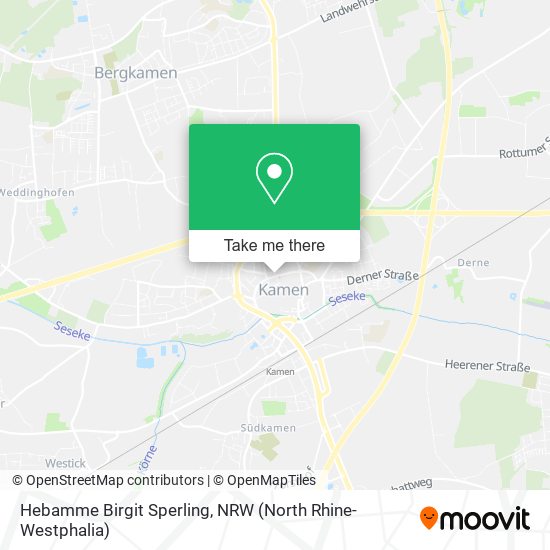 Hebamme Birgit Sperling map