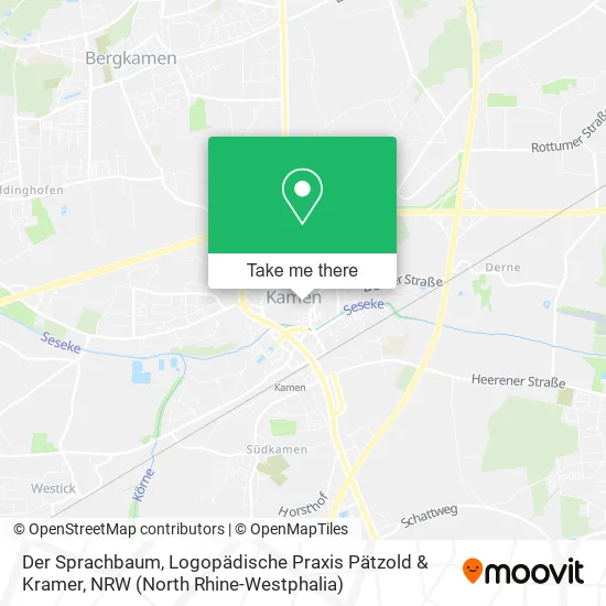 Карта Der Sprachbaum, Logopädische Praxis Pätzold & Kramer
