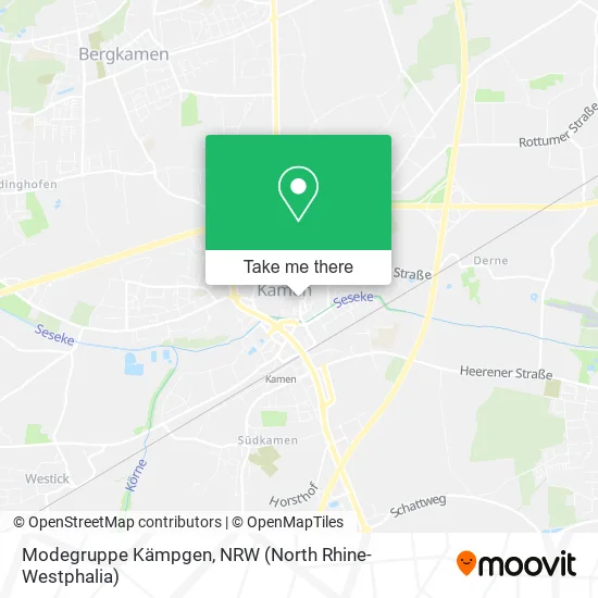 Карта Modegruppe Kämpgen