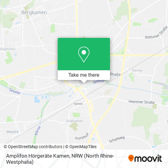 Amplifon Hörgeräte Kamen map