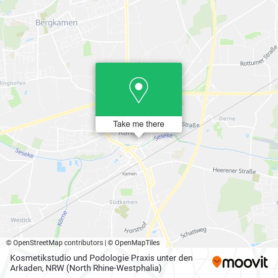Kosmetikstudio und Podologie Praxis unter den Arkaden map