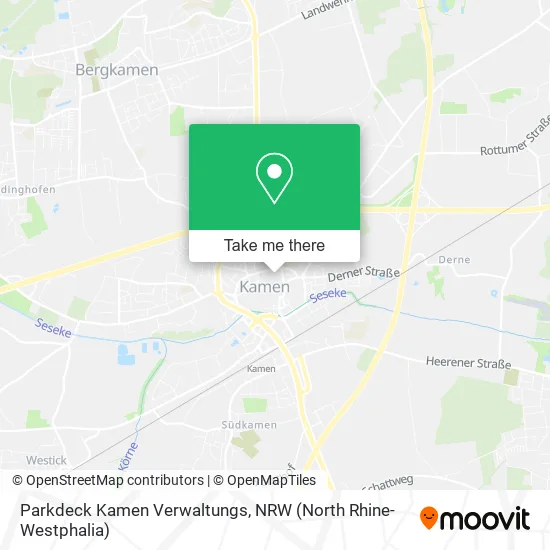 Карта Parkdeck Kamen Verwaltungs