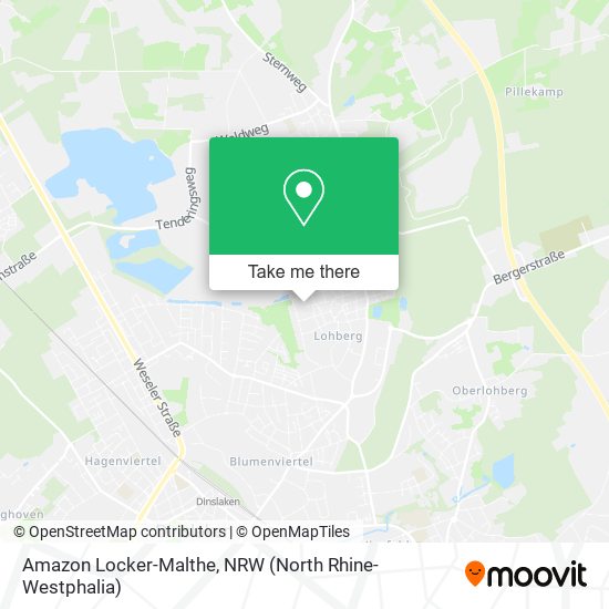 Amazon Locker-Malthe map