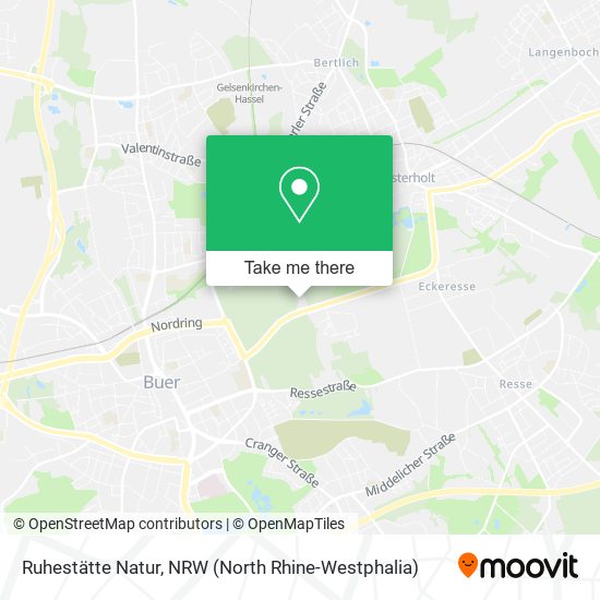 Ruhestätte Natur map