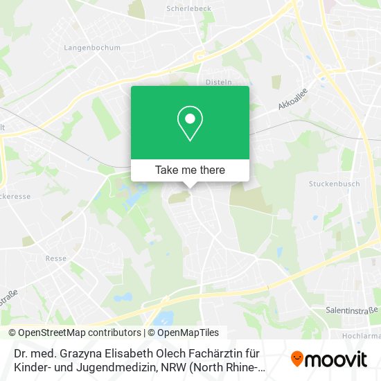Dr. med. Grazyna Elisabeth Olech Fachärztin für Kinder- und Jugendmedizin map