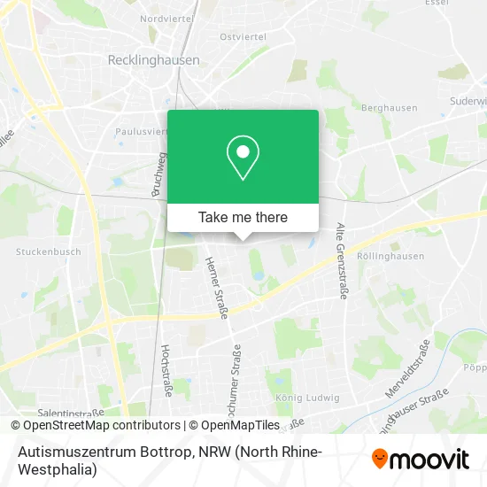 Карта Autismuszentrum Bottrop