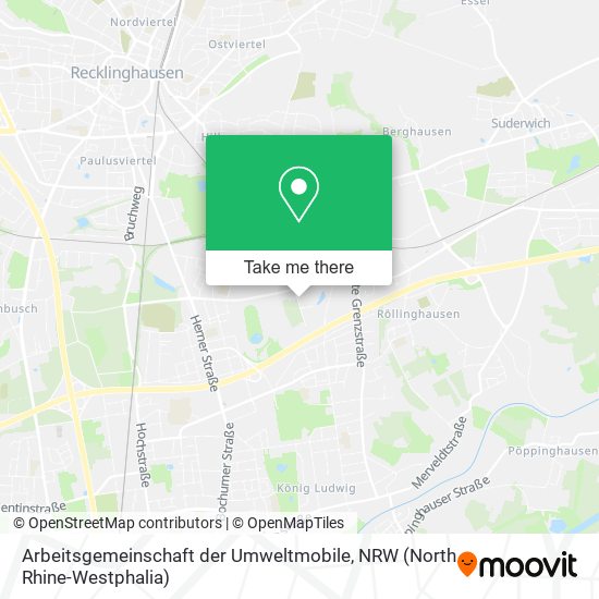 Arbeitsgemeinschaft der Umweltmobile map