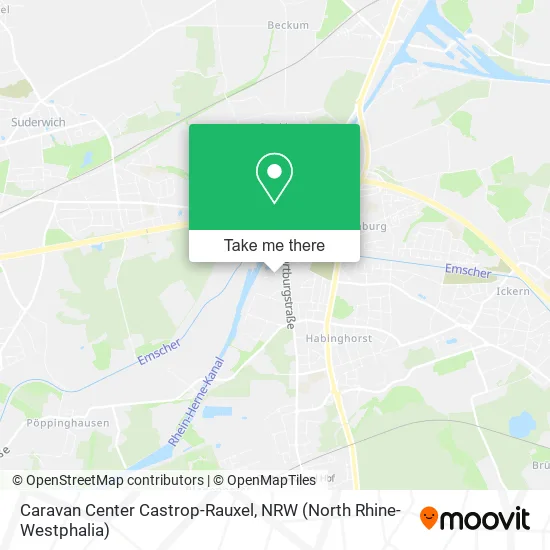 Карта Caravan Center Castrop-Rauxel