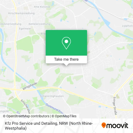 Карта Kfz Pro Service und Detailing