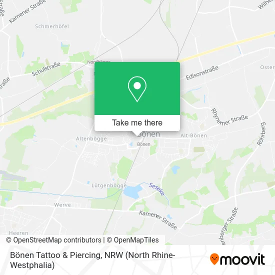 Карта Bönen Tattoo & Piercing