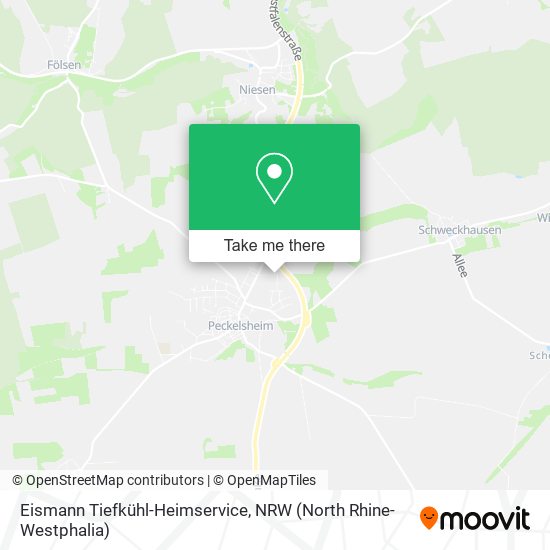 Eismann Tiefkühl-Heimservice map