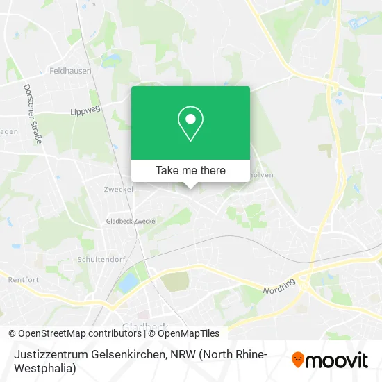 Карта Justizzentrum Gelsenkirchen