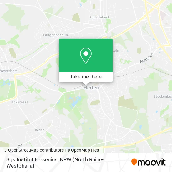 Карта Sgs Institut Fresenius