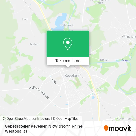 Gebetsatelier Kevelaer map