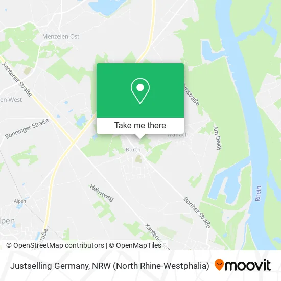 Карта Justselling Germany