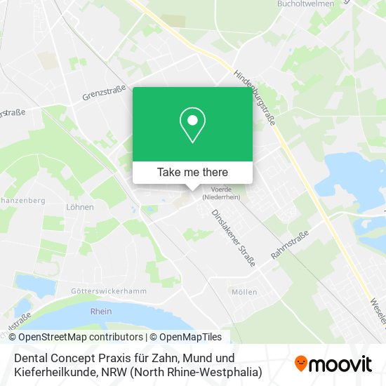 Dental Concept Praxis für Zahn, Mund und Kieferheilkunde map