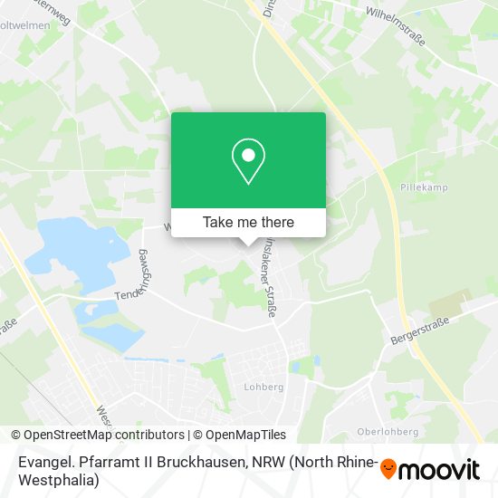 Evangel. Pfarramt II Bruckhausen map