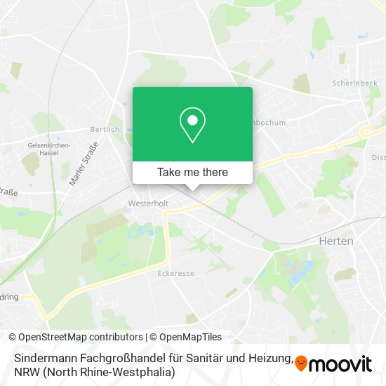 Sindermann Fachgroßhandel für Sanitär und Heizung map