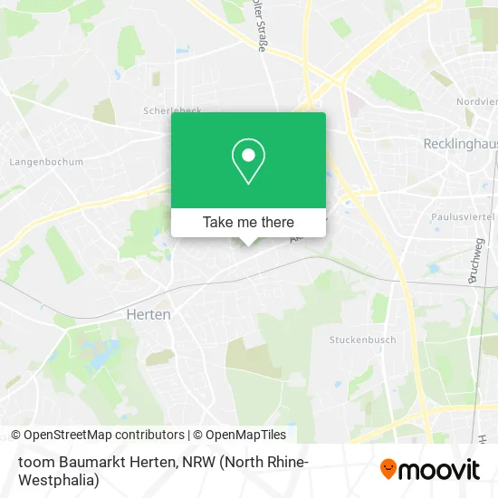 Карта toom Baumarkt Herten