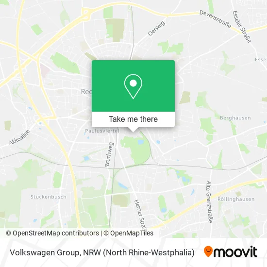 Карта Volkswagen Group