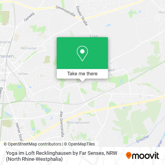 Yoga im Loft Recklinghausen by Far Senses map